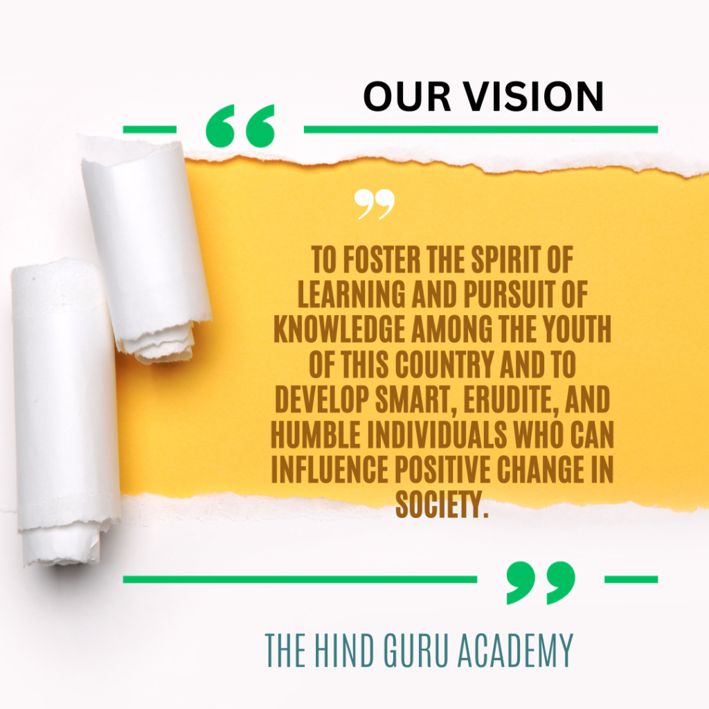 The Hind Guru Academy Vision